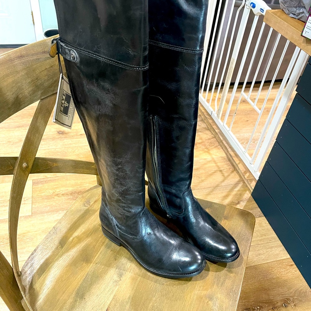 Frye Shirley Women’s over knee boots.